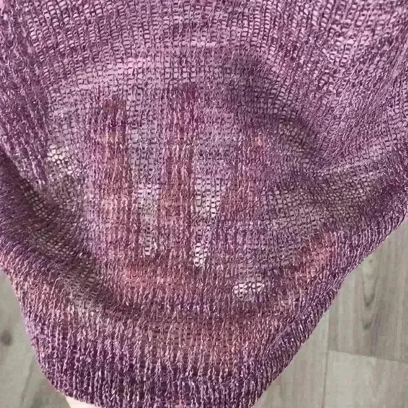 Aeropostale Purple V-Neck Sweater Size XS - Picture 5 of 6
